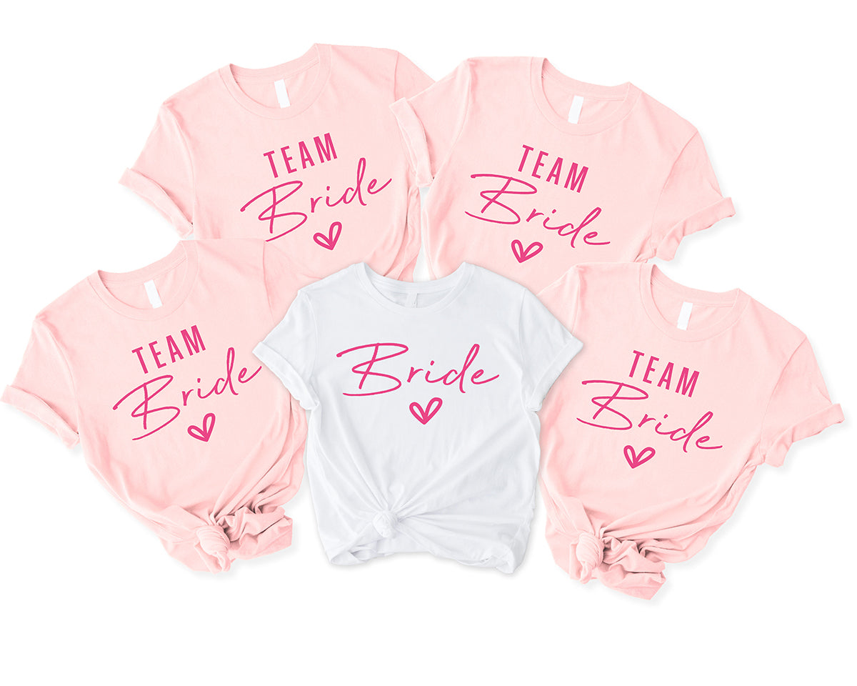 Team Bride T-Shirt, Princess Bride Shirt, Team Bride Shirt Idea