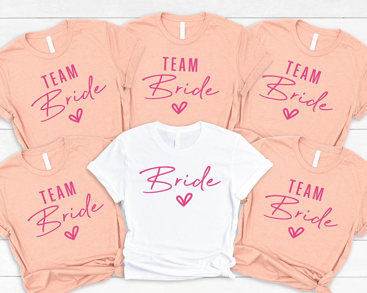 Team Bride T-Shirt, Princess Bride Shirt, Team Bride Shirt Idea