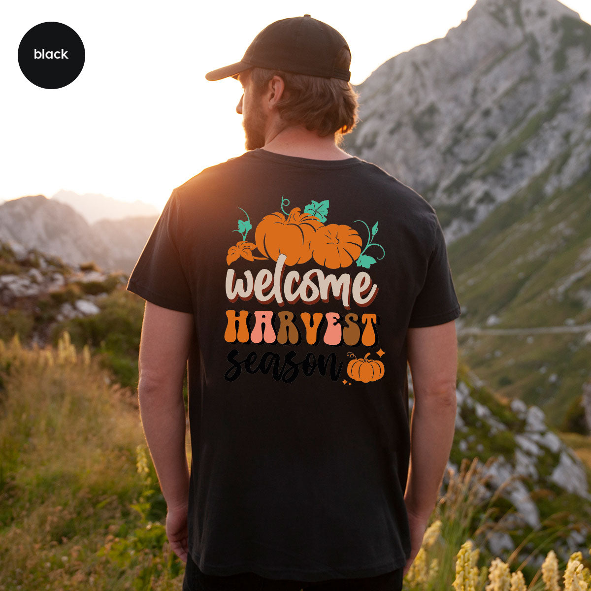 Pumpkin Harvest Season Shirt, 2022 Fall Pumpkin Season T-Shirt, Pumpkin Design Tee