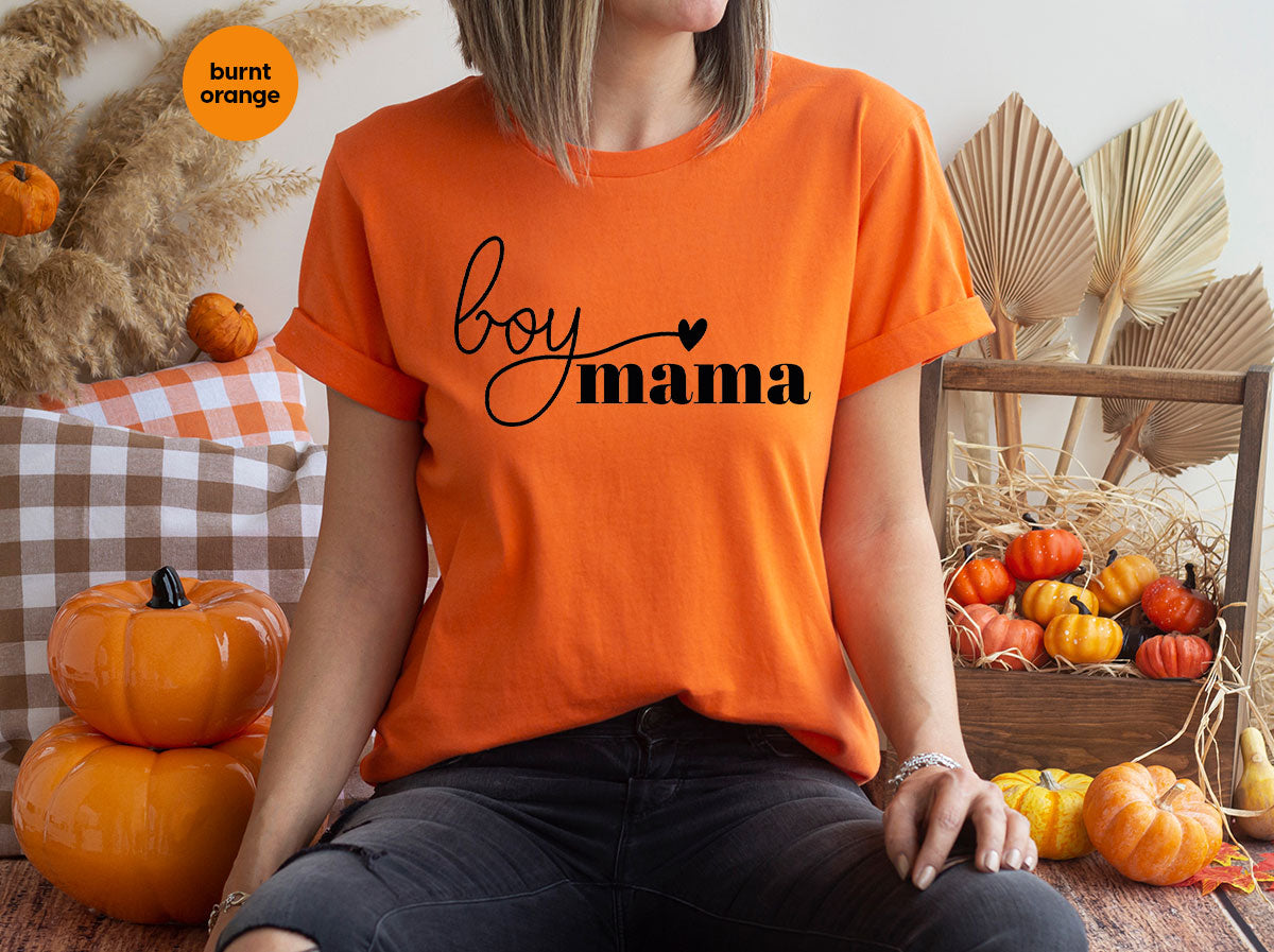 Mom and Boy Shirt. Mama Love Shirt. Gift For Mother Tee