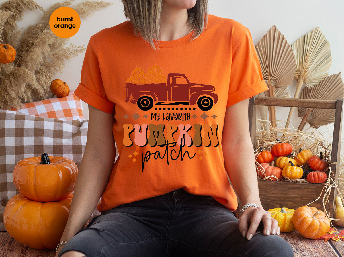 Pumpkin Truck Shirt, 2022 2022 Pumpkin Harvest Season T-Shirt, Pumpkin Truck Tee