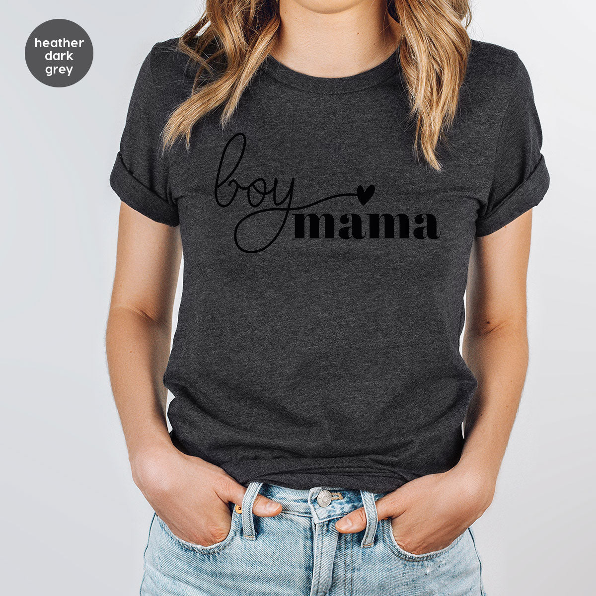 Mom and Boy Shirt. Mama Love Shirt. Gift For Mother Tee