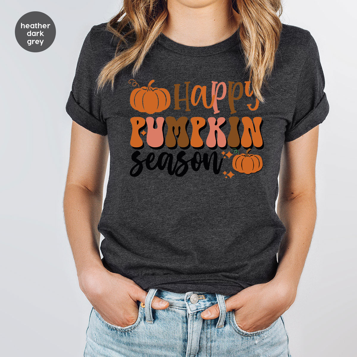 Happy Pumpkin Shirt, 2022 Pumpkin Season Shirt, Design Pumpkin T-Shirt