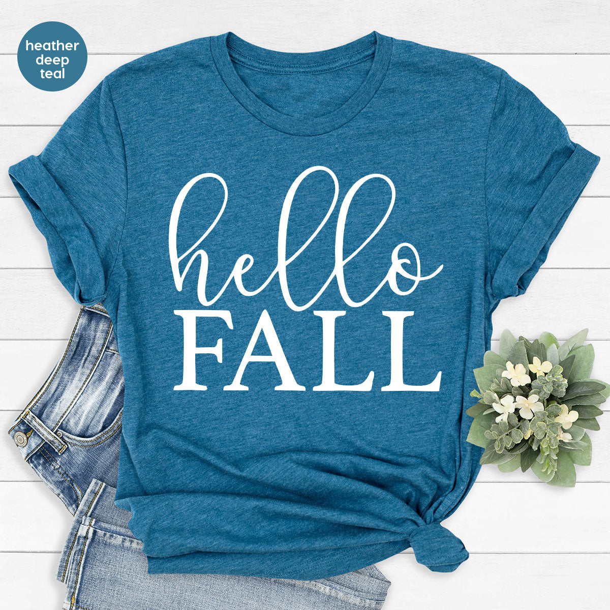 Hello Fall Shirt, Fall 2022 T-Shirt, Fall Tee, Men's Fall Shirt, Women's Fall Shirt