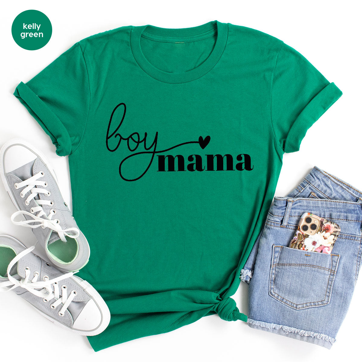 Mom and Boy Shirt. Mama Love Shirt. Gift For Mother Tee