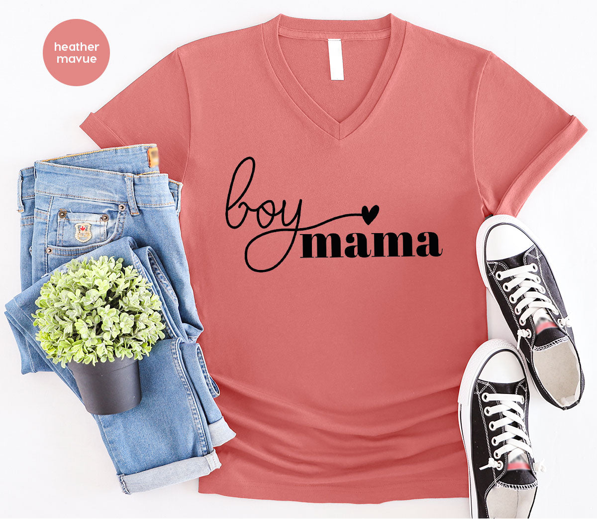 Mom and Boy Shirt. Mama Love Shirt. Gift For Mother Tee