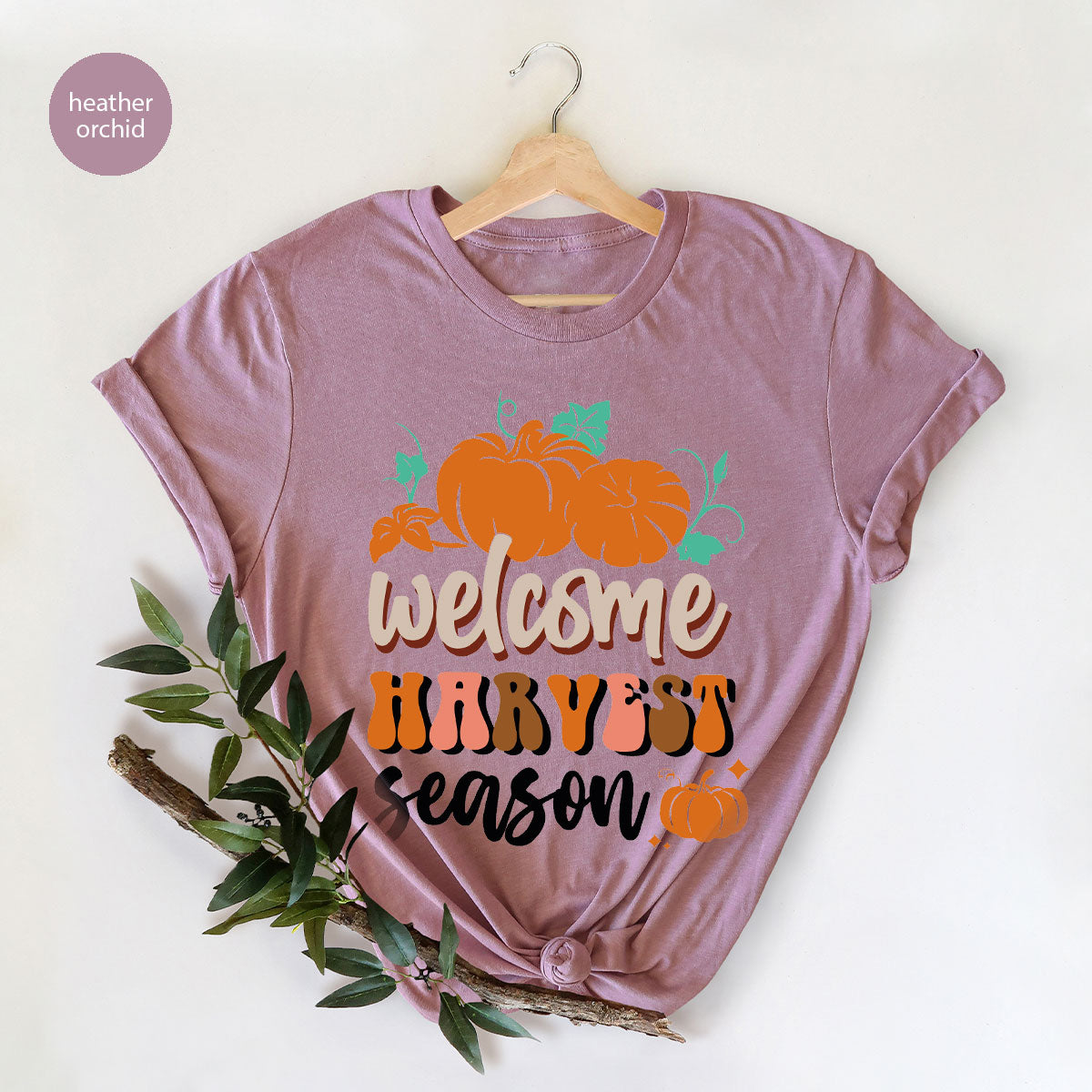 Pumpkin Harvest Season Shirt, 2022 Fall Pumpkin Season T-Shirt, Pumpkin Design Tee