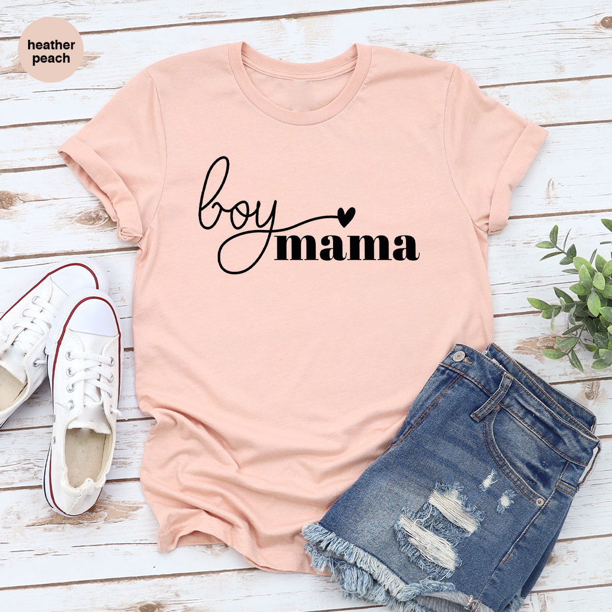 Mom and Boy Shirt. Mama Love Shirt. Gift For Mother Tee