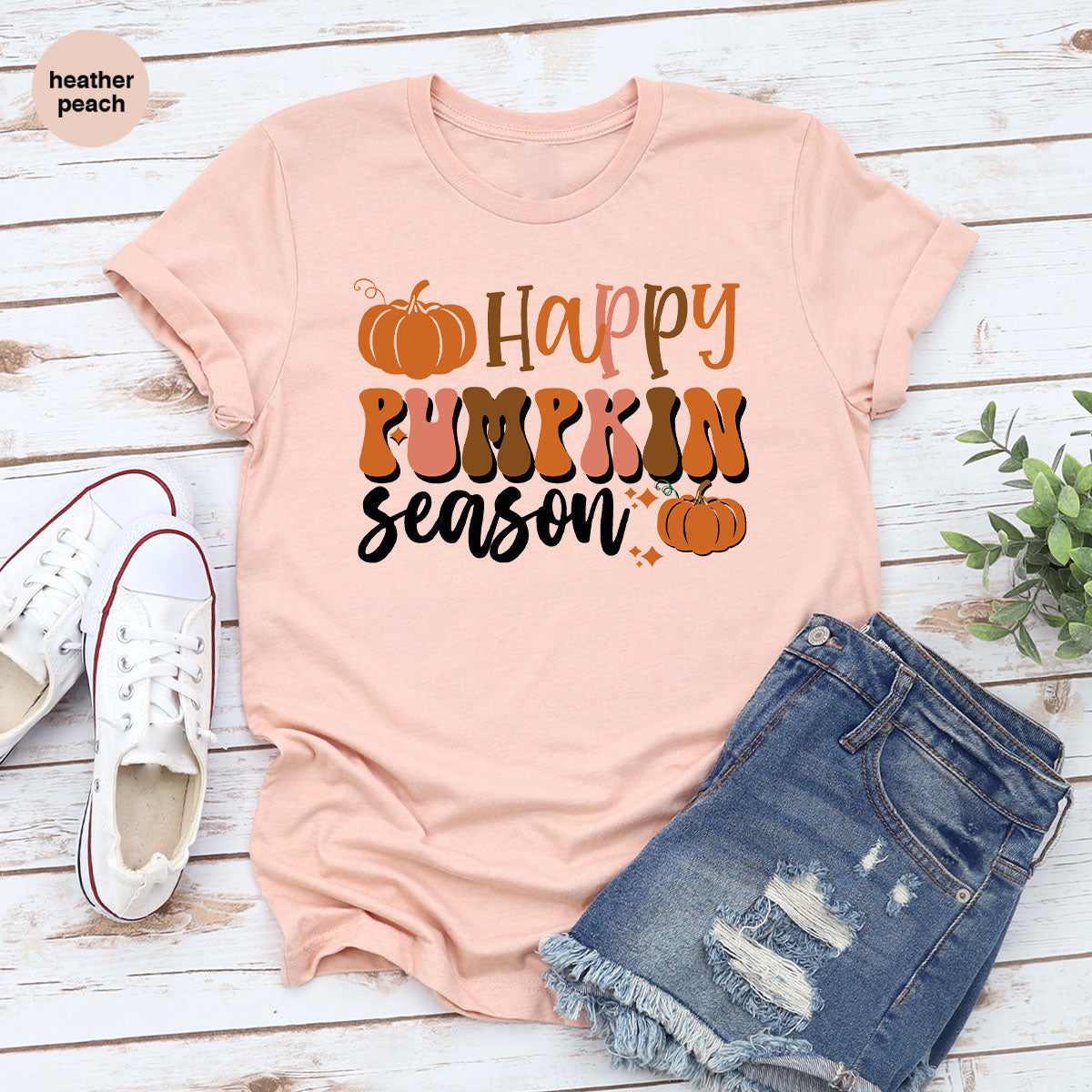 Happy Pumpkin Shirt, 2022 Pumpkin Season Shirt, Design Pumpkin T-Shirt