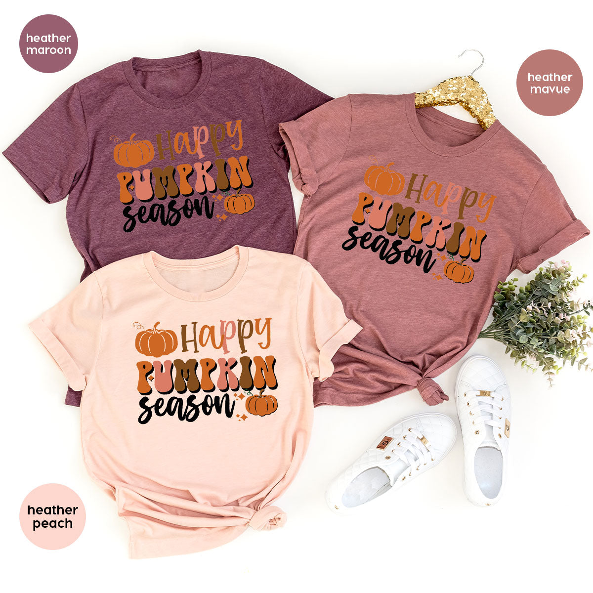 Happy Pumpkin Shirt, 2022 Pumpkin Season Shirt, Design Pumpkin T-Shirt