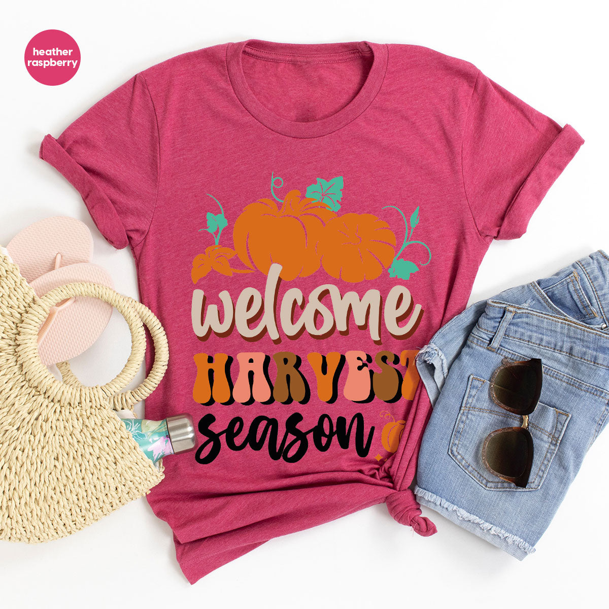 Pumpkin Harvest Season Shirt, 2022 Fall Pumpkin Season T-Shirt, Pumpkin Design Tee