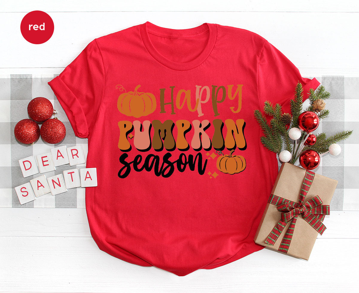 Happy Pumpkin Shirt, 2022 Pumpkin Season Shirt, Design Pumpkin T-Shirt