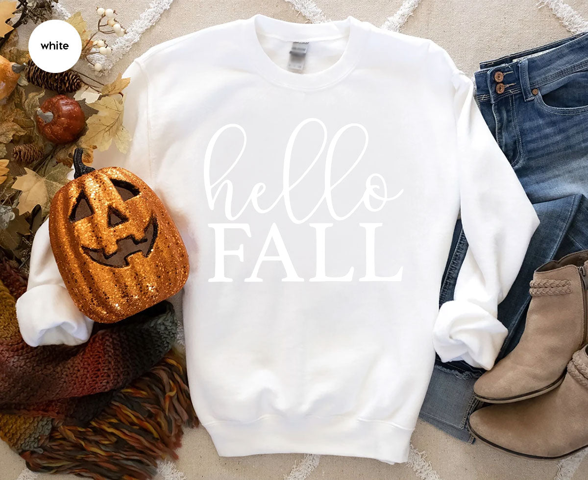 Hello Fall Shirt, Fall 2022 T-Shirt, Fall Tee, Men's Fall Shirt, Women's Fall Shirt