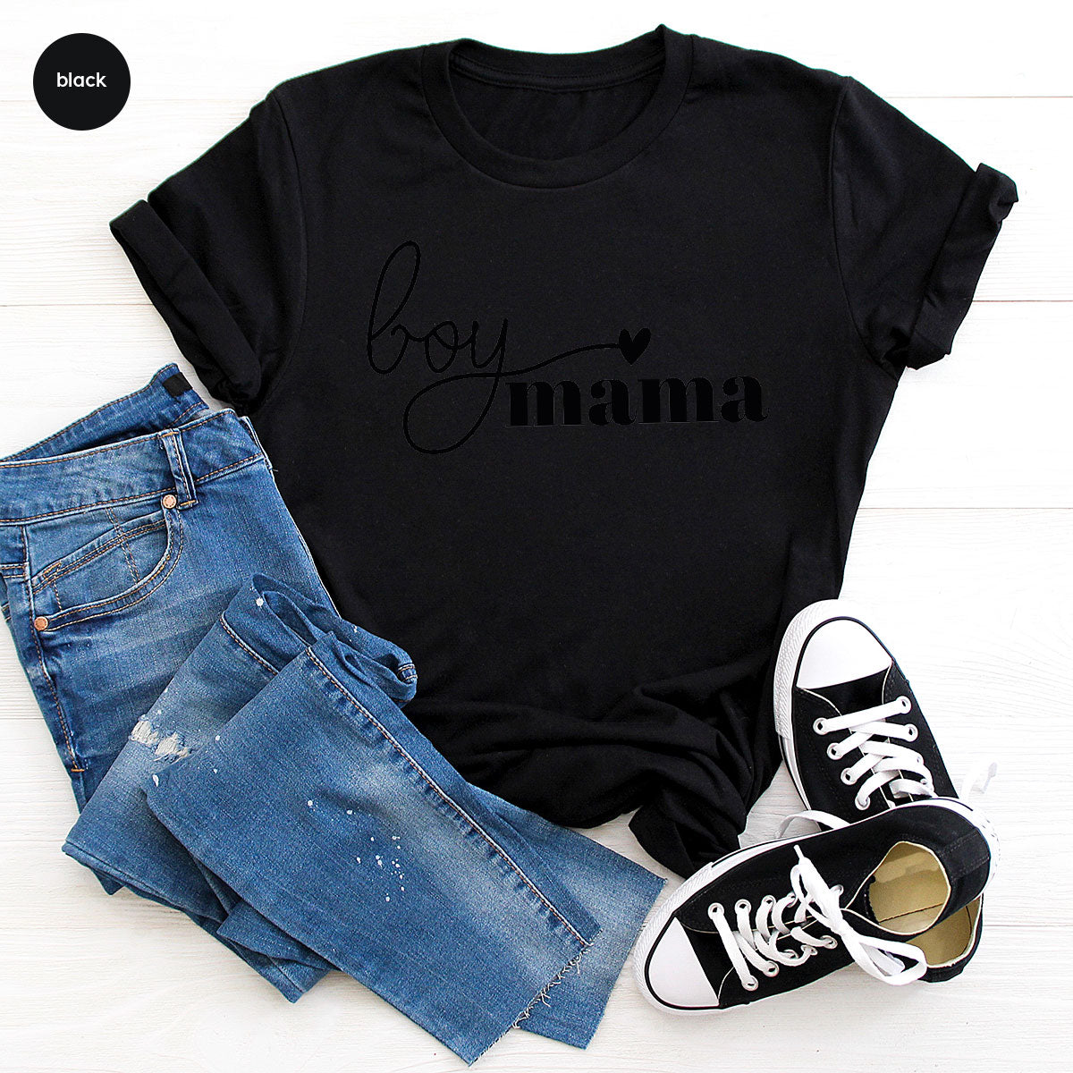 Mom and Boy Shirt. Mama Love Shirt. Gift For Mother Tee