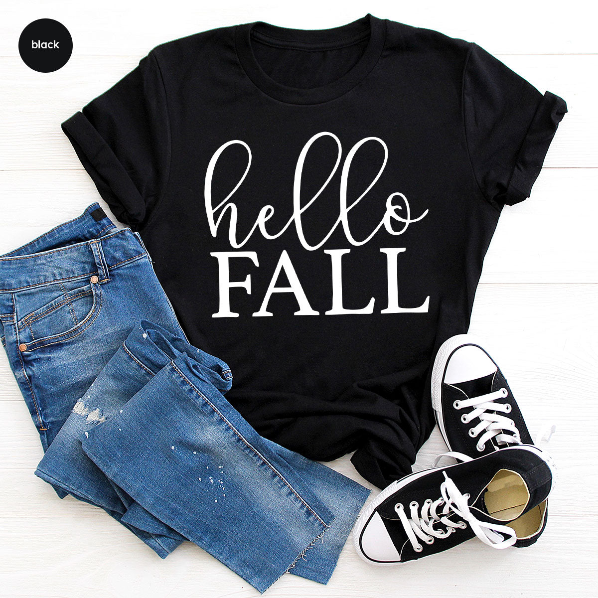 Hello Fall Shirt, Fall 2022 T-Shirt, Fall Tee, Men's Fall Shirt, Women's Fall Shirt