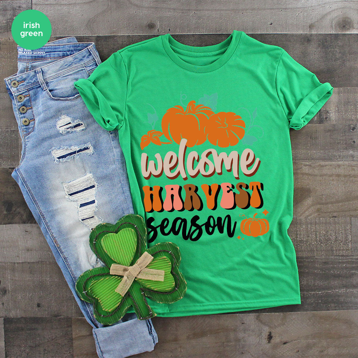 Pumpkin Harvest Season Shirt, 2022 Fall Pumpkin Season T-Shirt, Pumpkin Design Tee