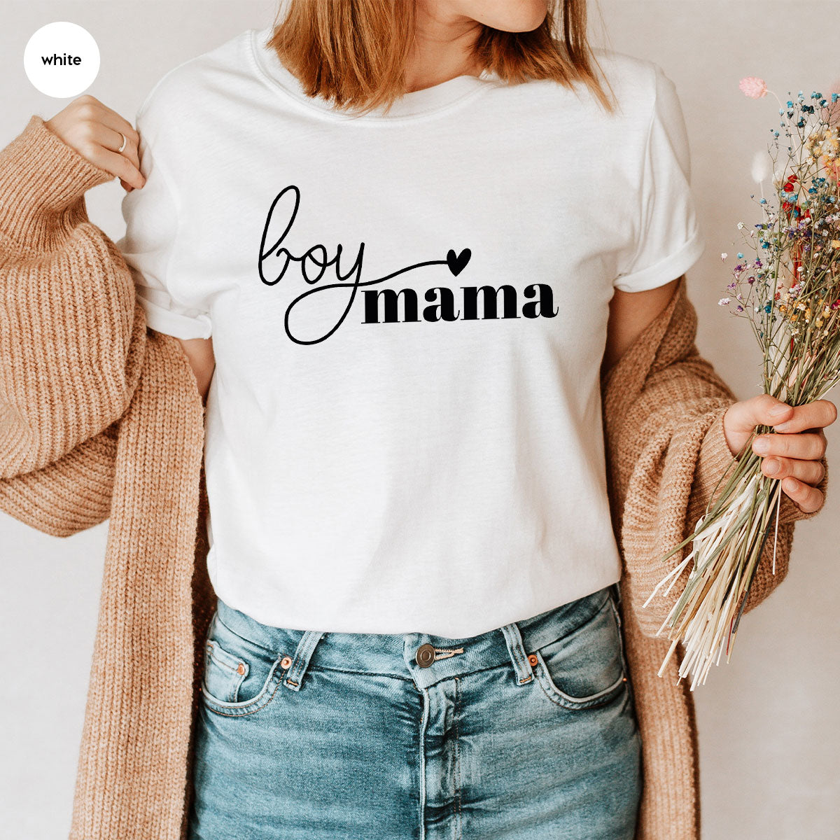 Mom and Boy Shirt. Mama Love Shirt. Gift For Mother Tee