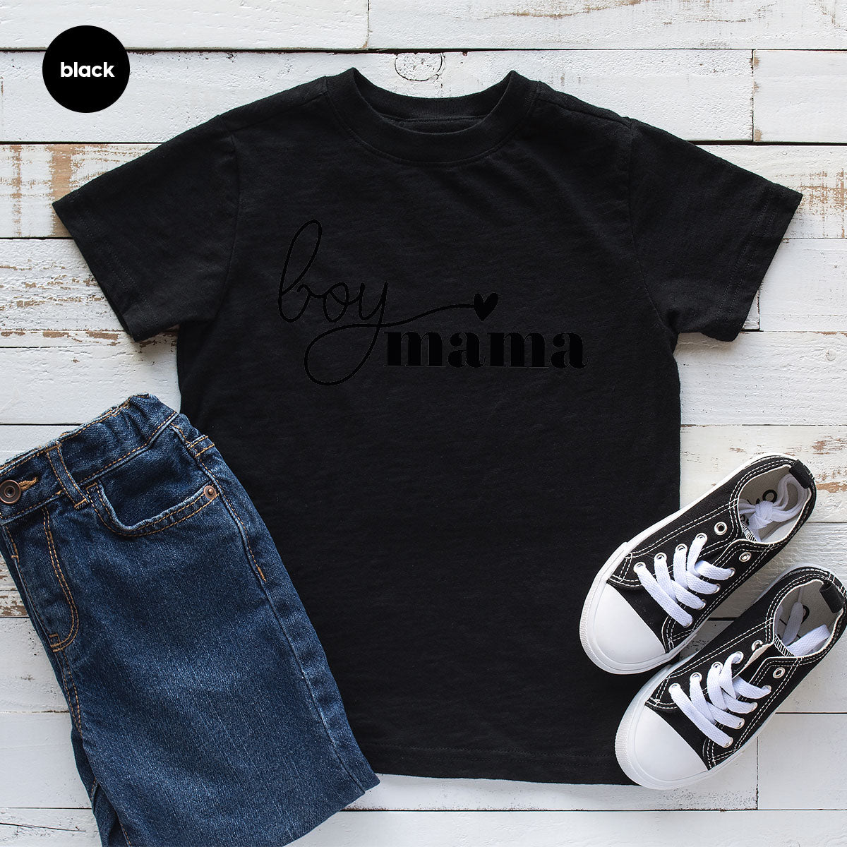 Mom and Boy Shirt. Mama Love Shirt. Gift For Mother Tee