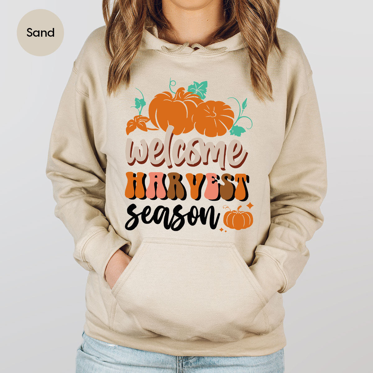 Pumpkin Harvest Season Shirt, 2022 Fall Pumpkin Season T-Shirt, Pumpkin Design Tee