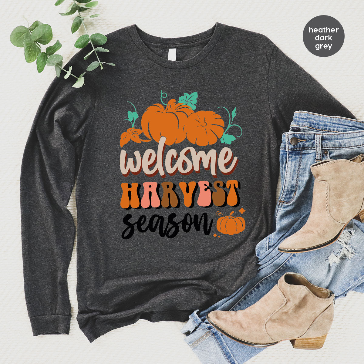 Pumpkin Harvest Season Shirt, 2022 Fall Pumpkin Season T-Shirt, Pumpkin Design Tee