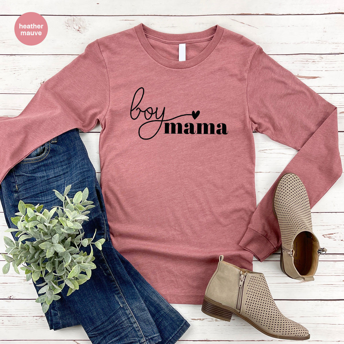 Mom and Boy Shirt. Mama Love Shirt. Gift For Mother Tee