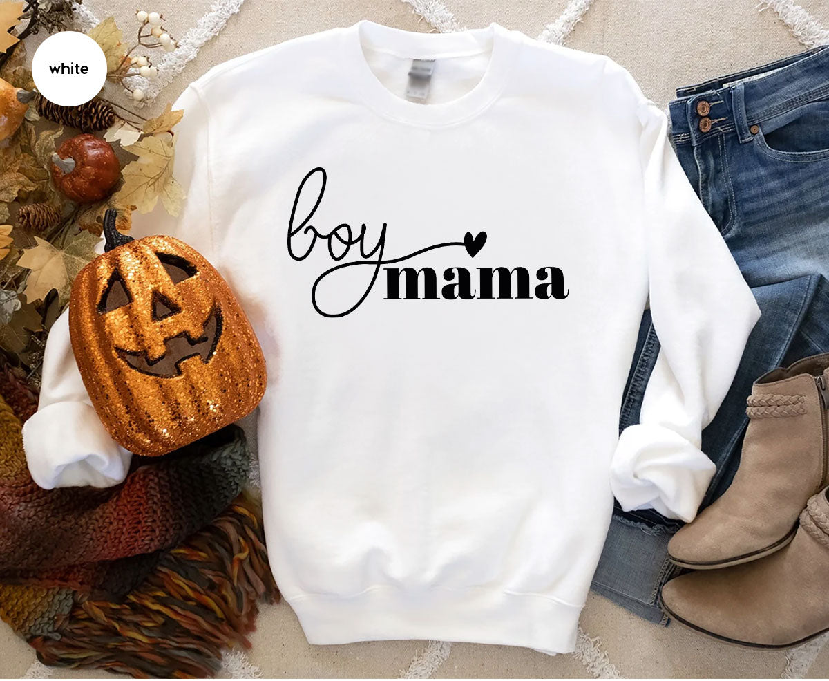 Mom and Boy Shirt. Mama Love Shirt. Gift For Mother Tee