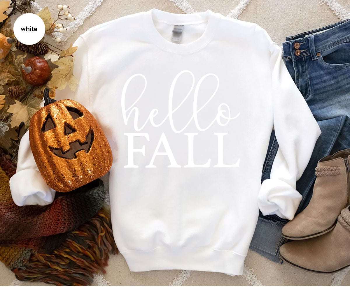 Hello Fall Shirt, Fall 2022 T-Shirt, Fall Tee, Men's Fall Shirt, Women's Fall Shirt