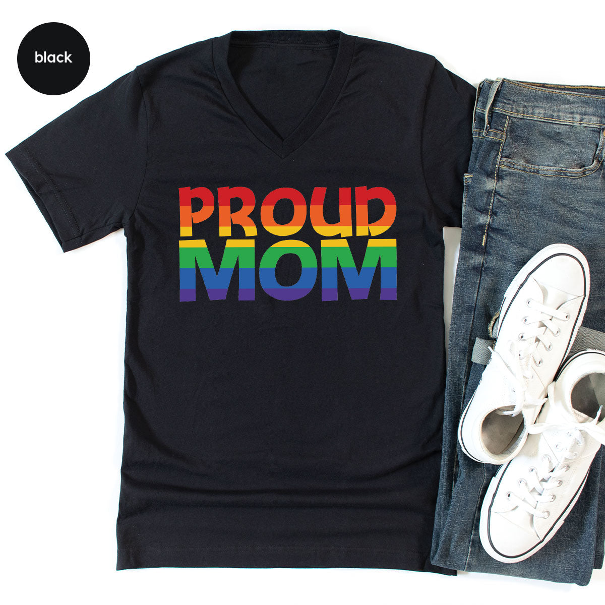 Proud Mom Shirt, LGBT Mom T-Shirt, LGBT Proud Tee