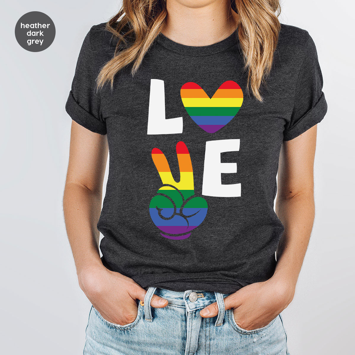 LGBT Love Shirt, Rainbow Glory T-Shirt, Pride Tee