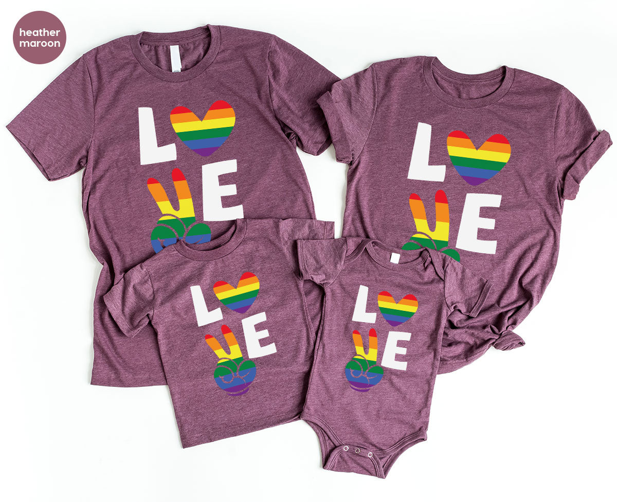 LGBT Love Shirt, Rainbow Glory T-Shirt, Pride Tee