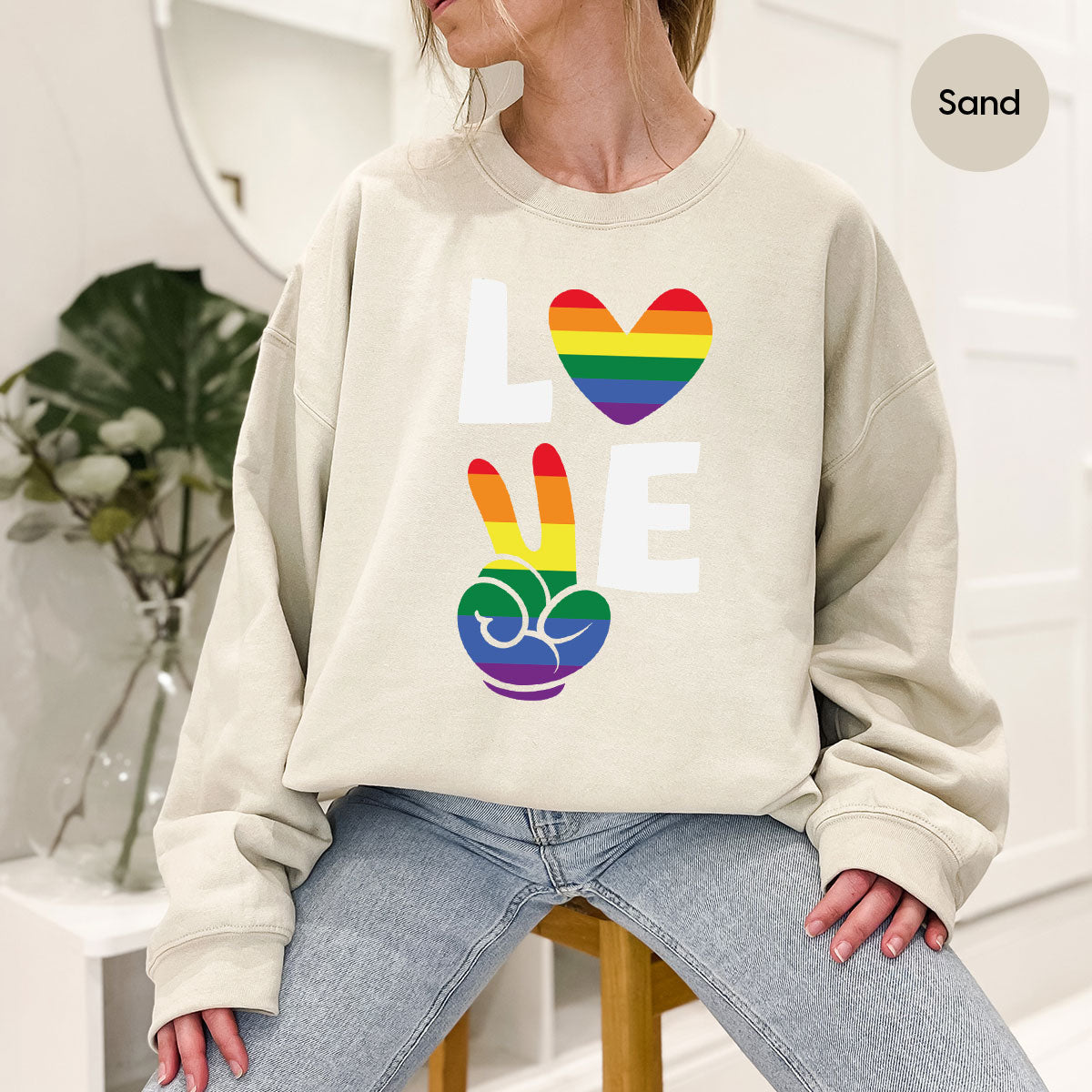 LGBT Love Shirt, Rainbow Glory T-Shirt, Pride Tee