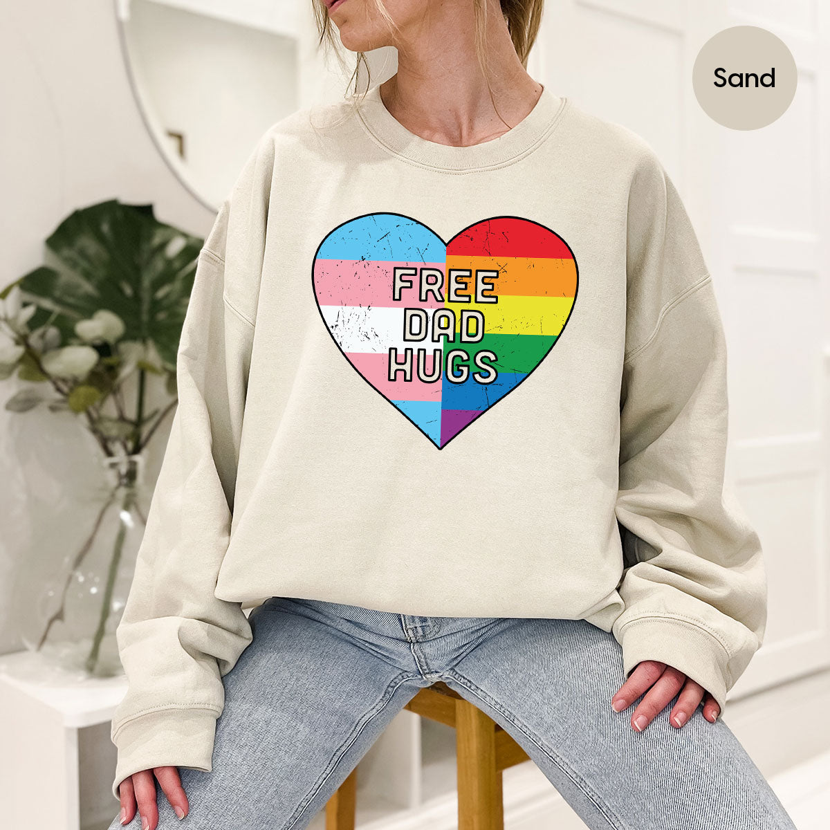 Free Dad Hugs Shirt, LGBT Shirt, LGBT Pride T-Shirt
