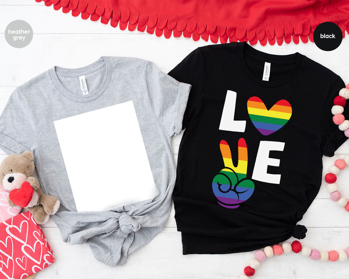 LGBT Love Shirt, Rainbow Glory T-Shirt, Pride Tee