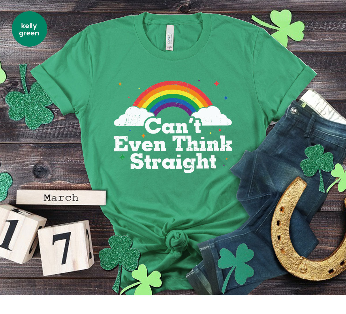 Can I Even Think Straight Shirt, Rainbow T-Shirt, LGBT T-Shirt