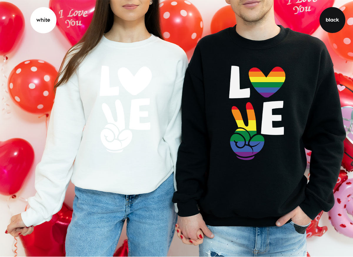 LGBT Love Shirt, Rainbow Glory T-Shirt, Pride Tee