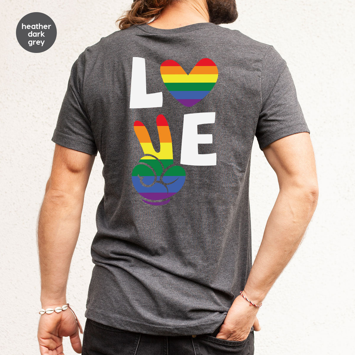 LGBT Love Shirt, Rainbow Glory T-Shirt, Pride Tee