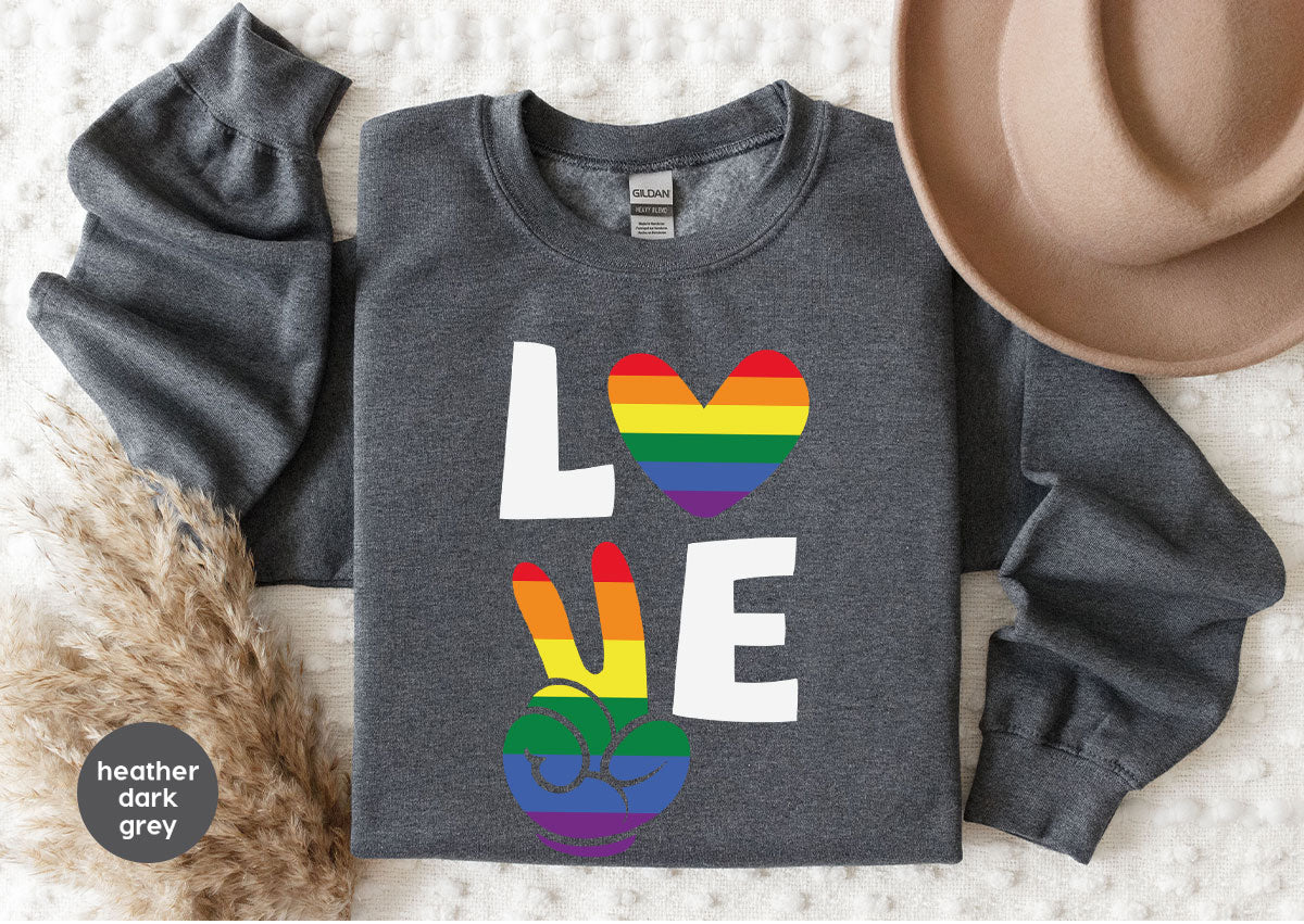 LGBT Love Shirt, Rainbow Glory T-Shirt, Pride Tee