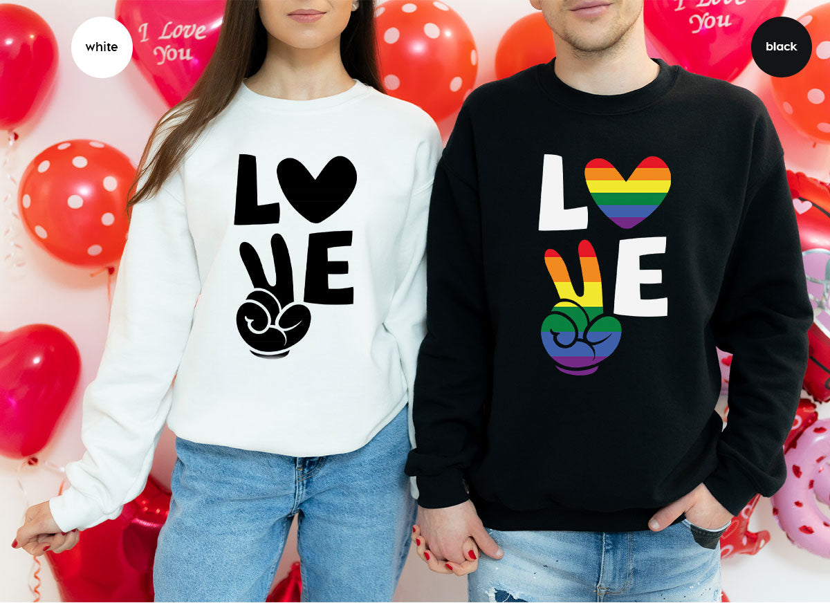 LGBT Love Shirt, Rainbow Glory T-Shirt, Pride Tee