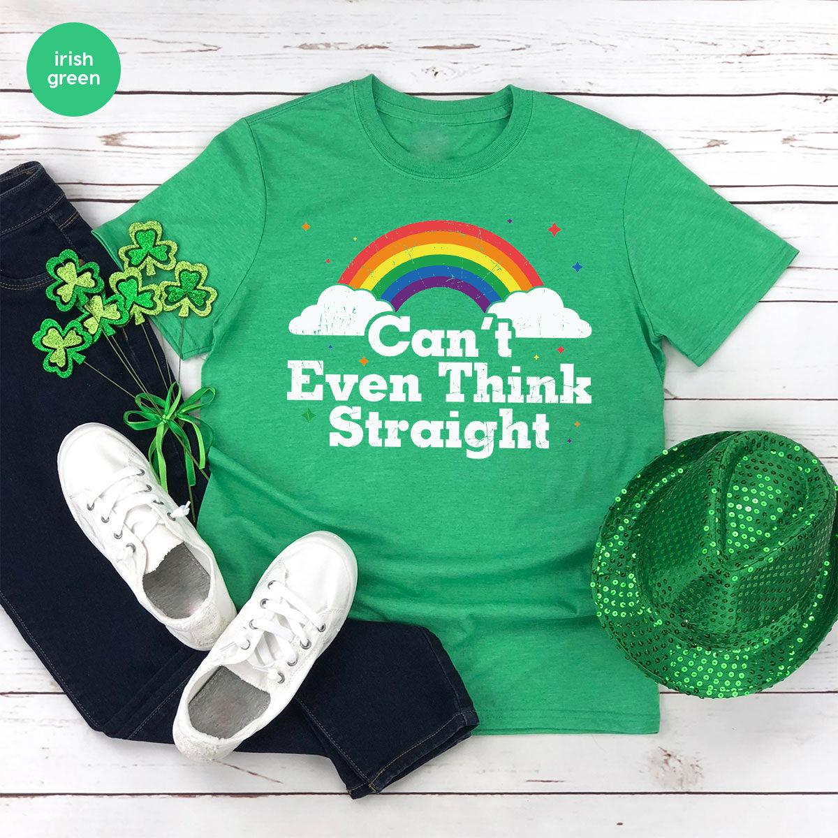 Can I Even Think Straight Shirt, Rainbow T-Shirt, LGBT T-Shirt