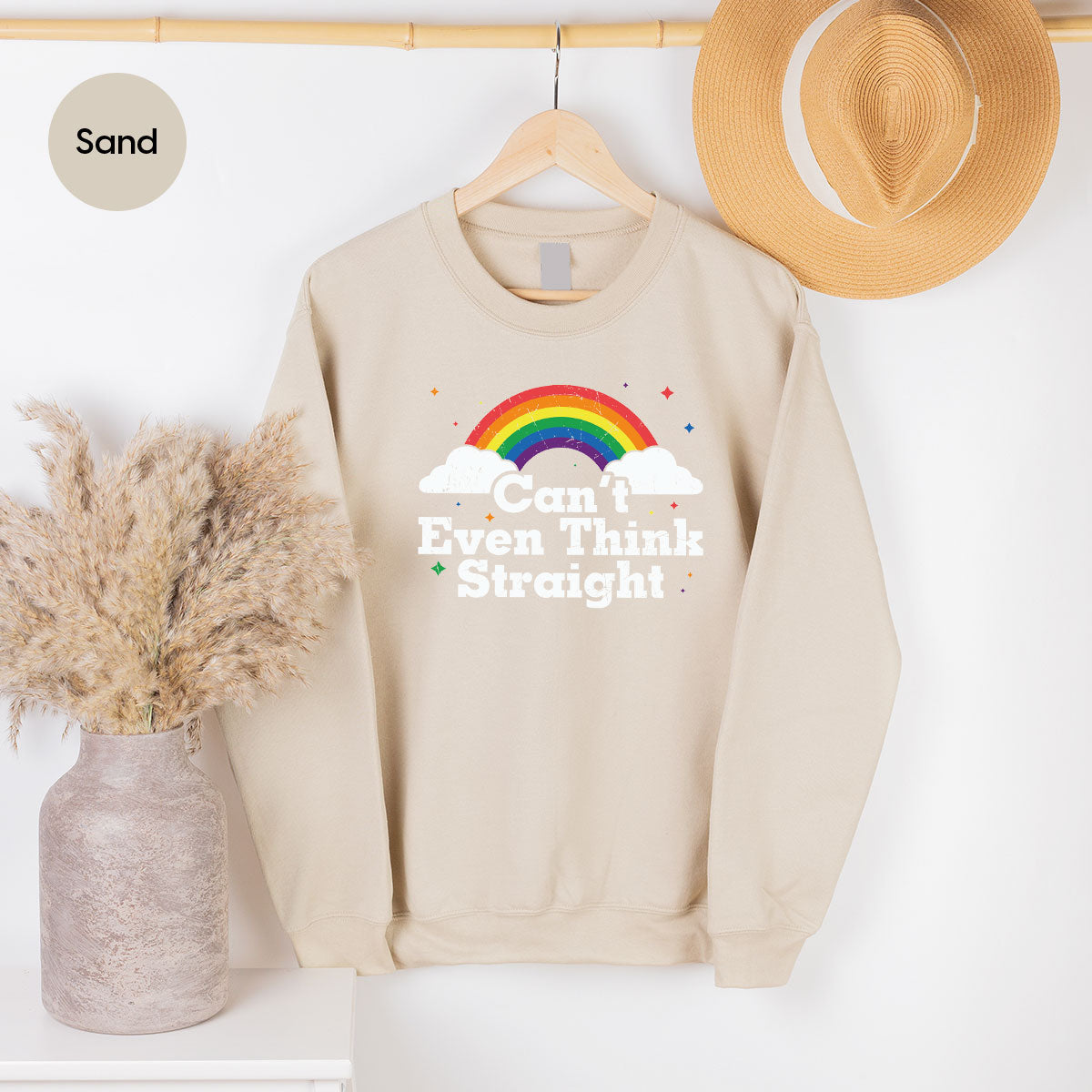 Can I Even Think Straight Shirt, Rainbow T-Shirt, LGBT T-Shirt