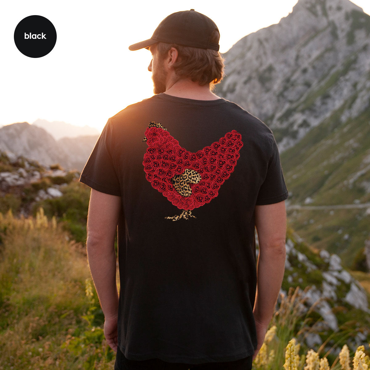 Heart of Chicken Shirt, Funny Valentine Day Gift, Special Gift for Feb 14