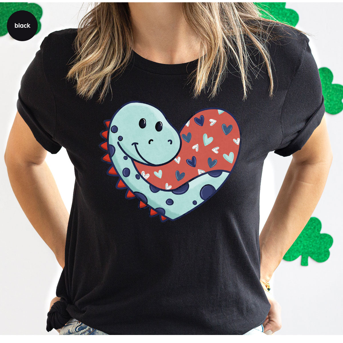 Valentine's Day Dino Shirt, Heart Of Dinosaur Shirt, Feb 14 Tee