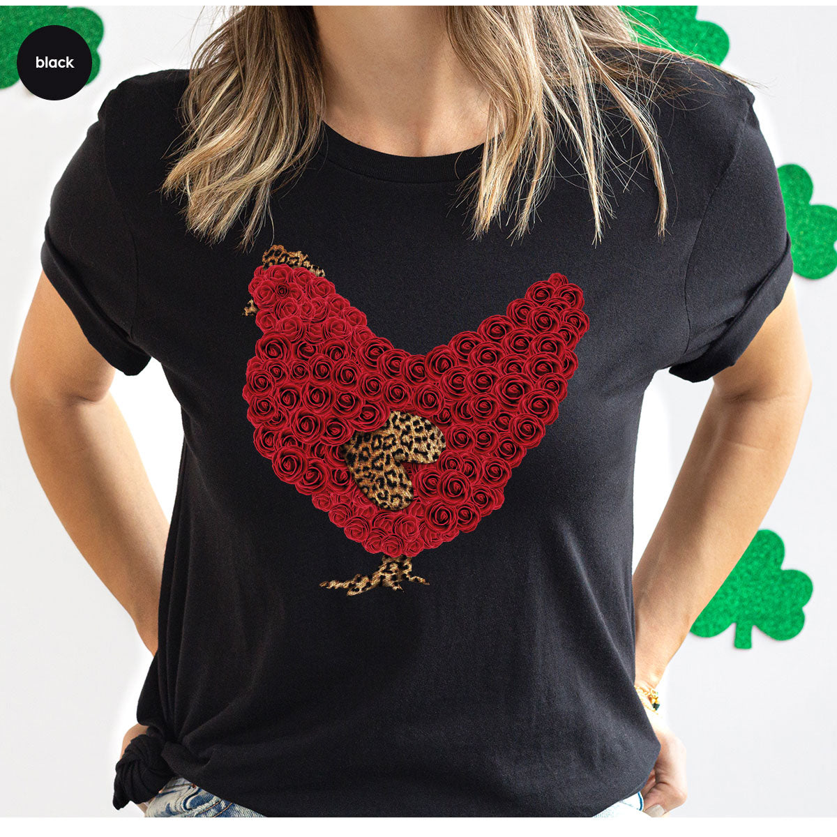 Heart of Chicken Shirt, Funny Valentine Day Gift, Special Gift for Feb 14