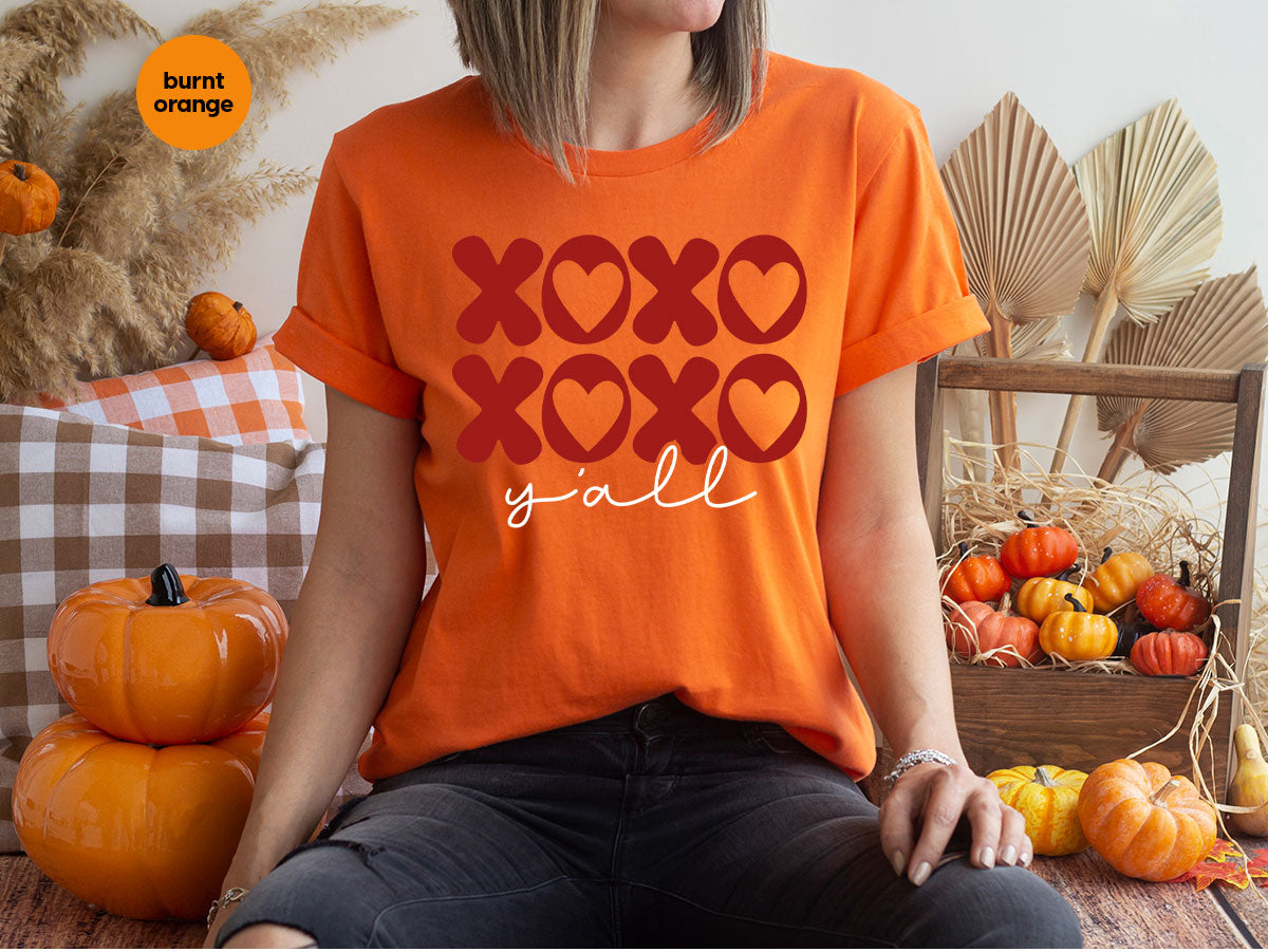 XOXO Shirt, Love Shirt, Valentine's Day T-Shirt, Couple Match Shirt
