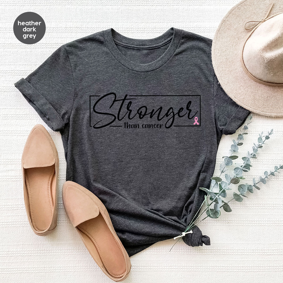 Stronger Than Cancer T-Shirt, Cancer Support Shirt, Cancer Warrior Tee