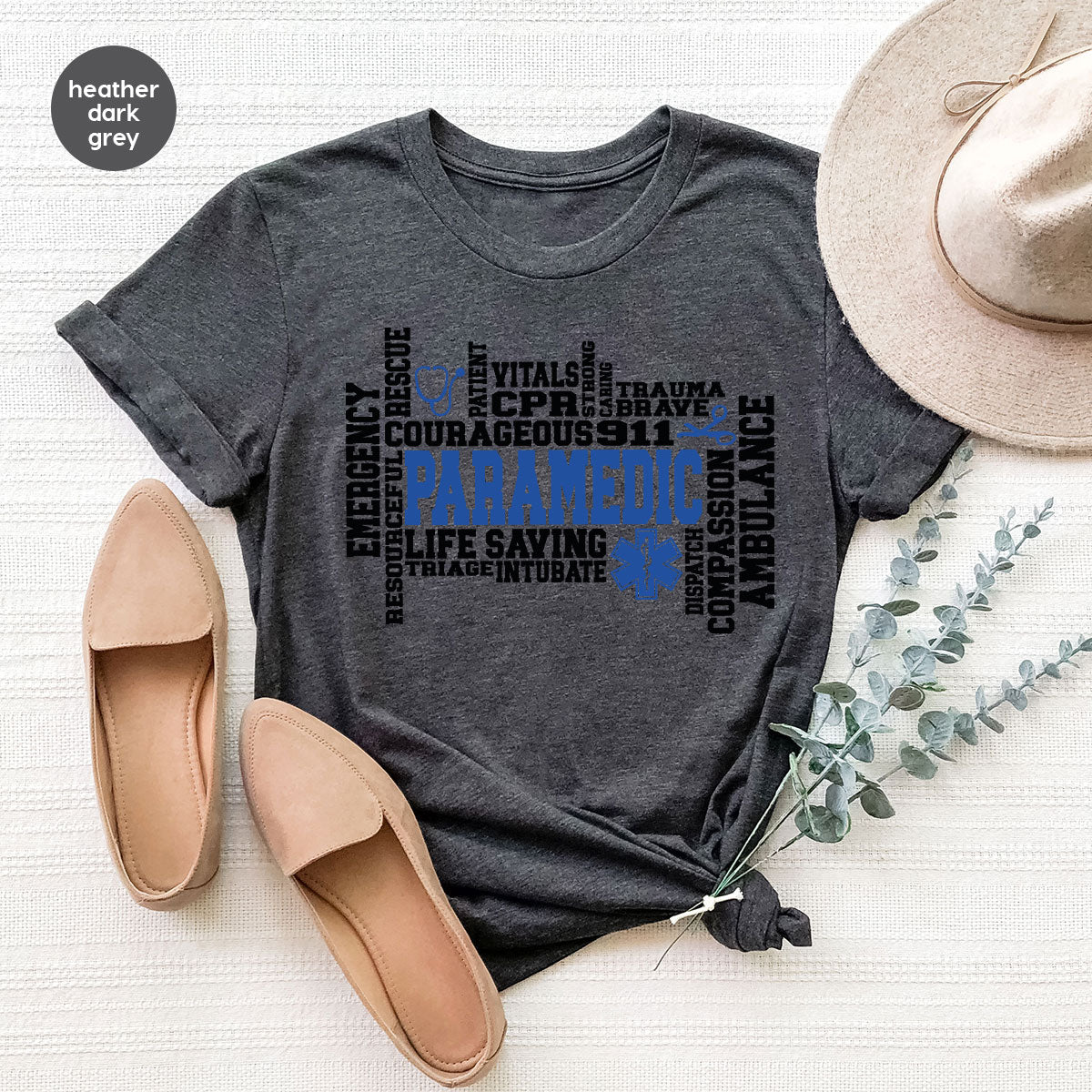 Paramedic T-Shirt, Ambulance Shirt, Life Saver T-Shirt, Gift For Live Saver, Health Worker Shirt