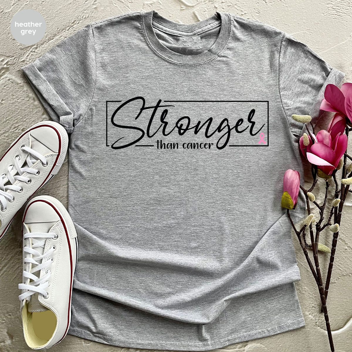 Stronger Than Cancer T-Shirt, Cancer Support Shirt, Cancer Warrior Tee
