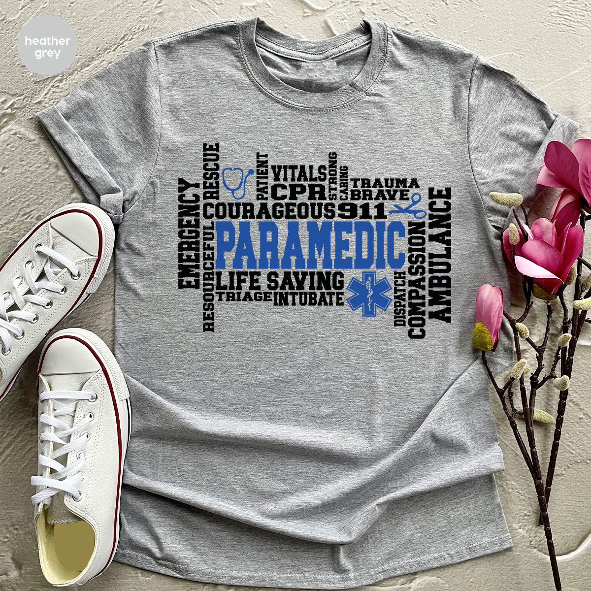 Paramedic T-Shirt, Ambulance Shirt, Life Saver T-Shirt, Gift For Live Saver, Health Worker Shirt