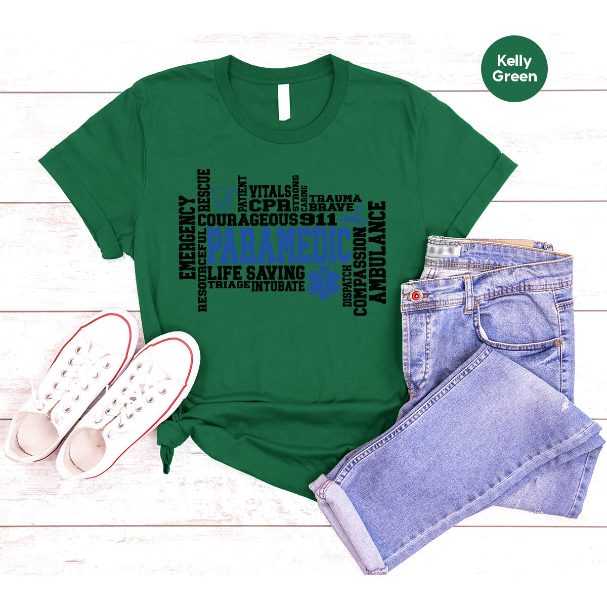 Paramedic T-Shirt, Ambulance Shirt, Life Saver T-Shirt, Gift For Live Saver, Health Worker Shirt