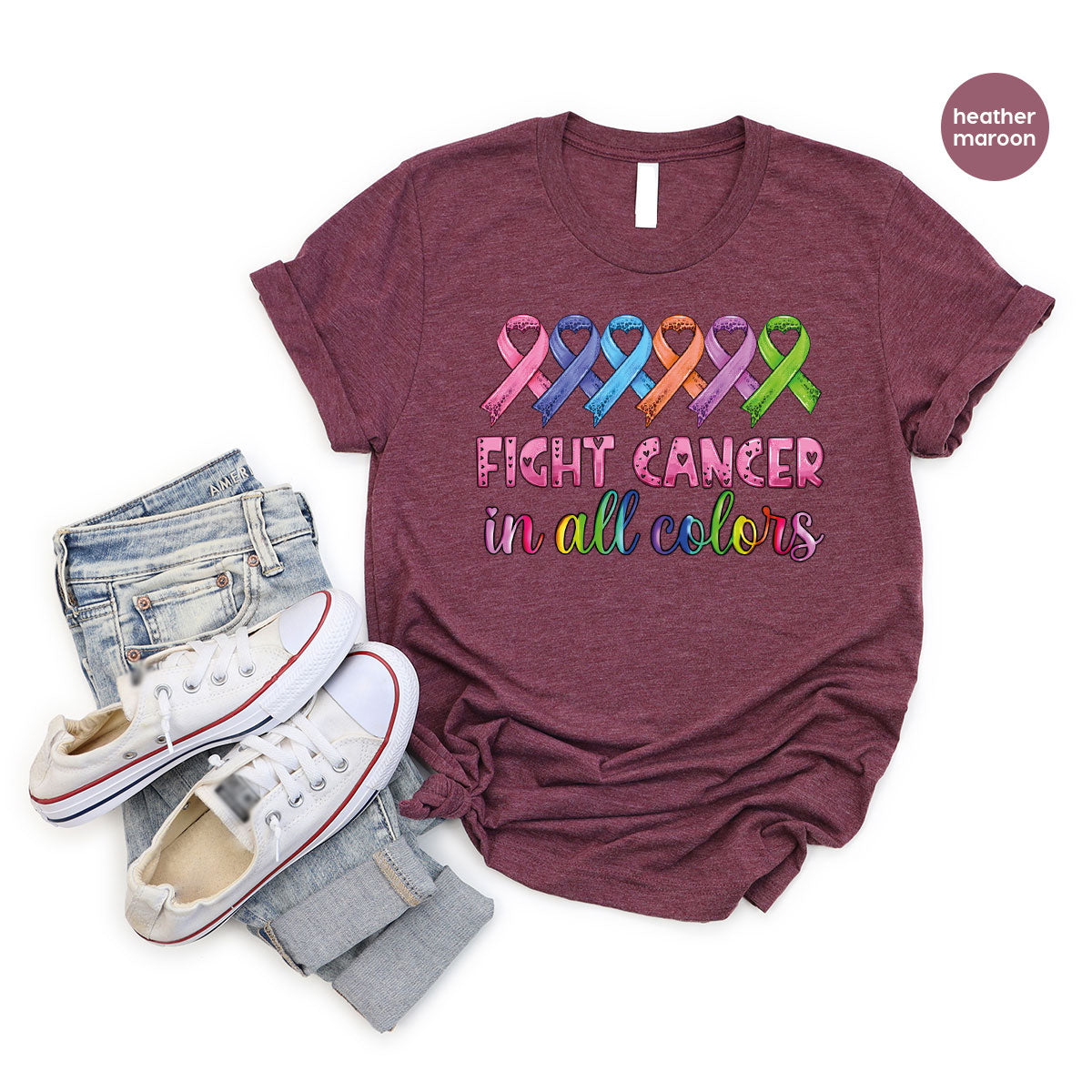 Lung Cancer Shirt, Cancer Family Shirt, Cancer Support T-Shirt